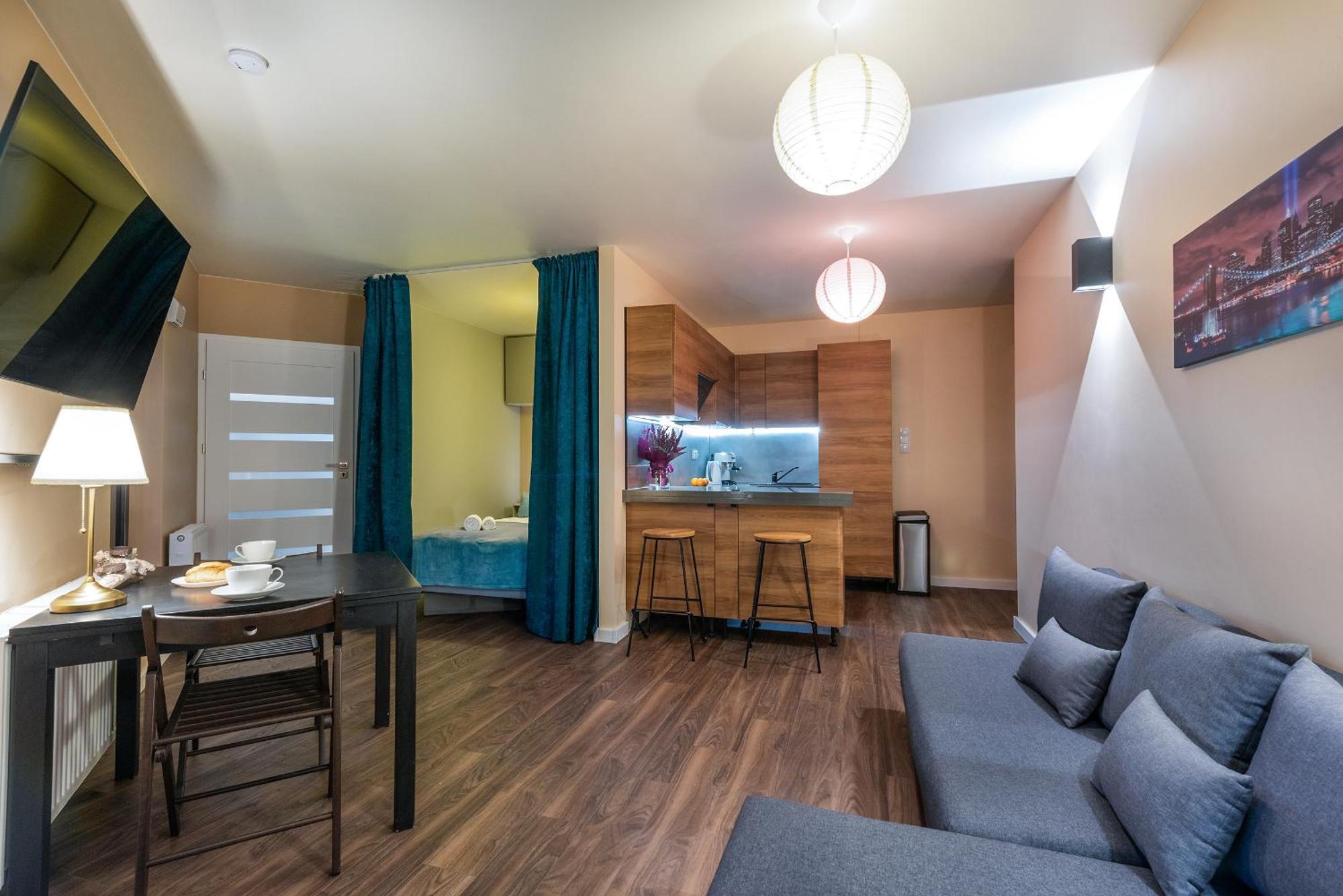 Inpoint Apartments G15 Near Old Town & Kazimierz District & Parking Option Krakov Pokoj fotografie